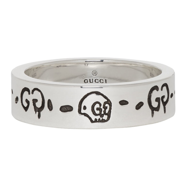 Gucci Jewelry 925 Sterling Ghost Ring (YBC477932001)