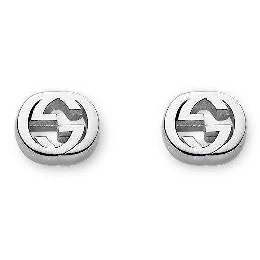 Gucci Jewelry Silver interlocking G earrings (YBD356289001)