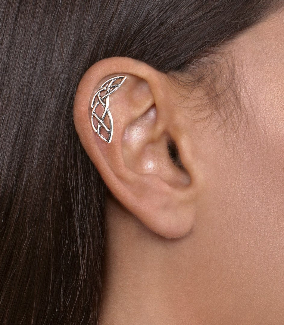 Silver Celtic Cartilage Earring 