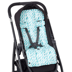 Teal Drops Pram Liner