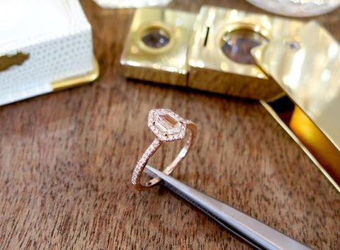 CASSIA handmade diamond engagement ring by Dana Walden Jewlry
