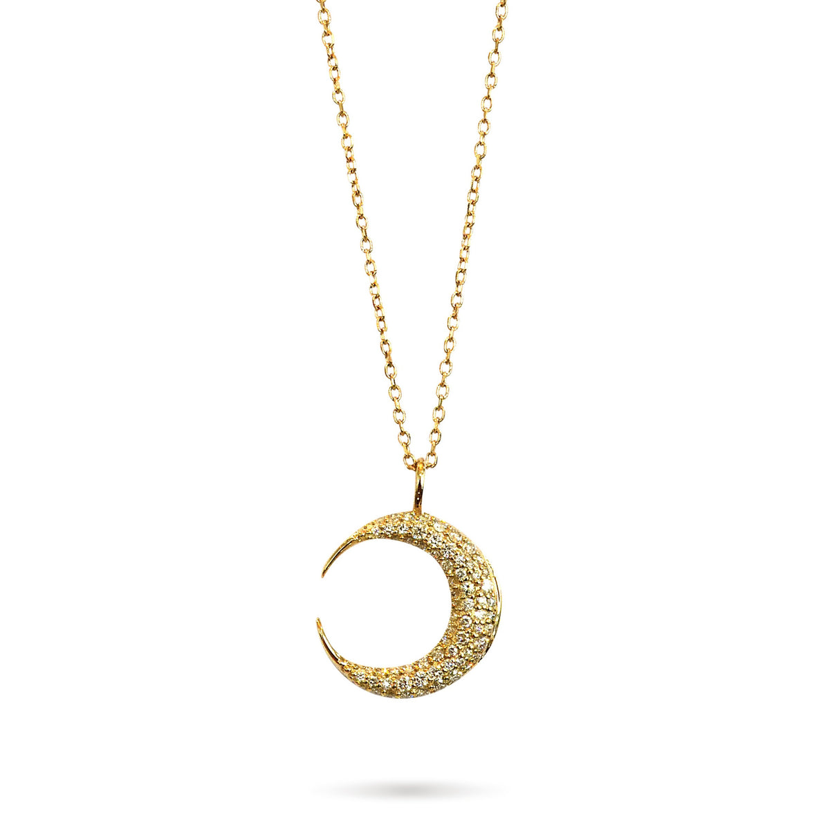 Details about   Crescent Half Moon Pendant Religious Handmade 925 Silver Pave Diamond Jewelry