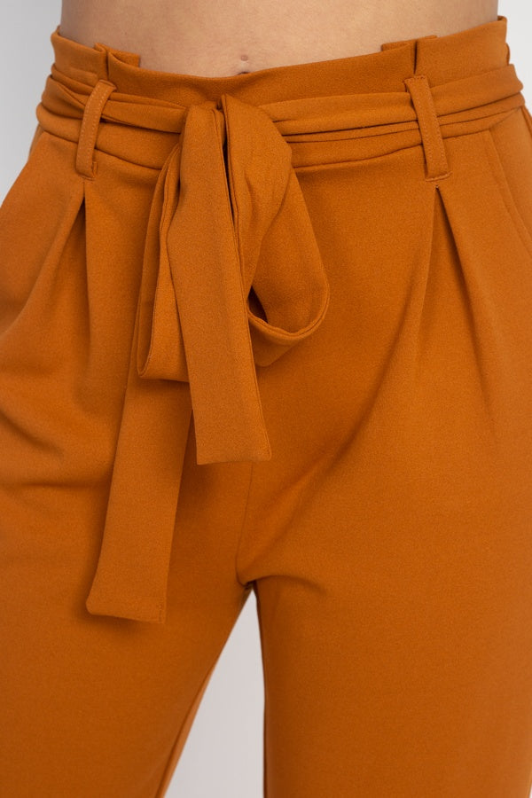 Paperbag Self Tie Pants