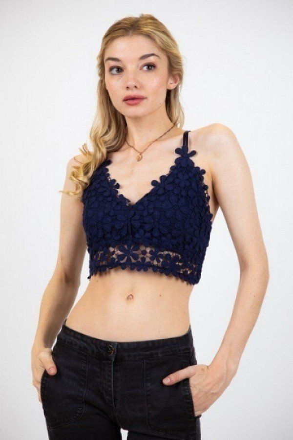 Lovely Floral Crochet Top