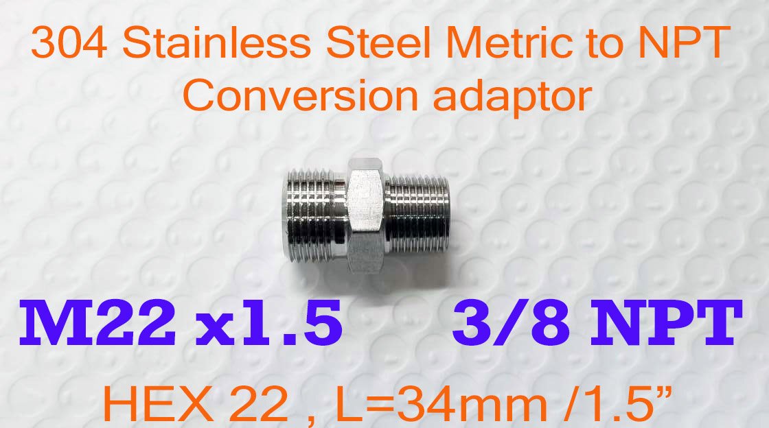 Straight Screw In Fitting m18x1,5 to 15-l 