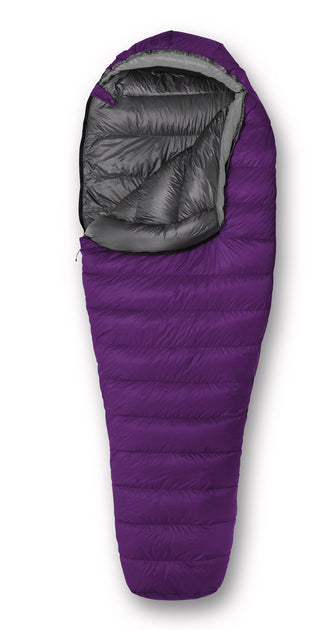 purple sleeping bag