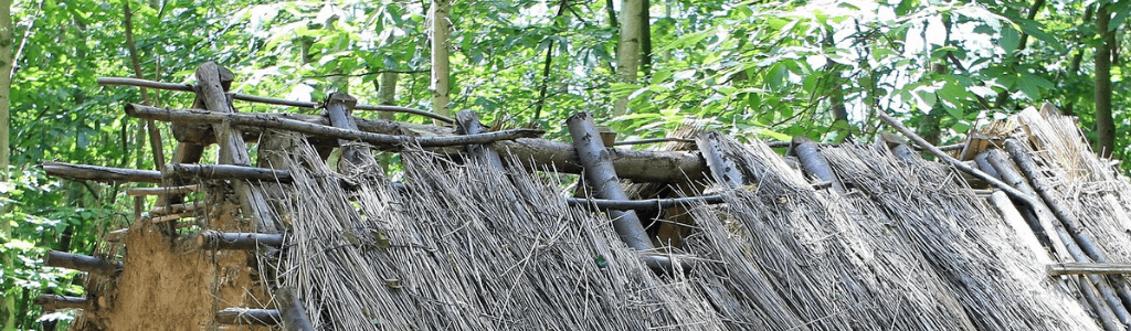 Survival-Unterschlupf-bauen-Shelter-im-Wald-Wolfgangs