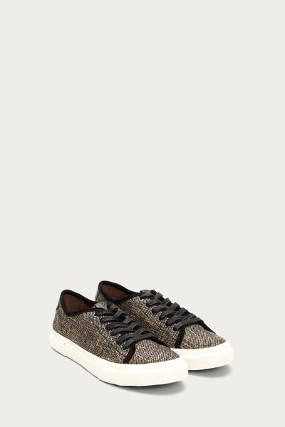 frye gia canvas low lace sneakers