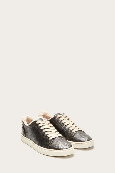 frye shearling sneakers