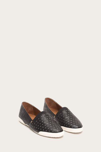 frye melanie slip on black