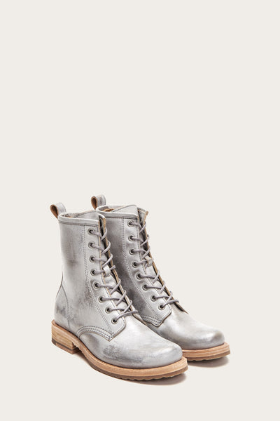 silver frye boots