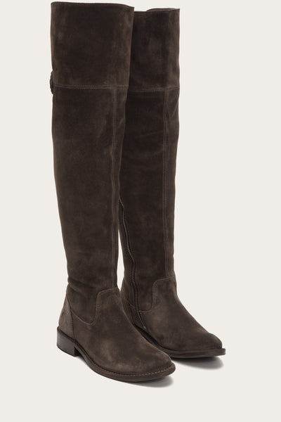frye suede over the knee boots