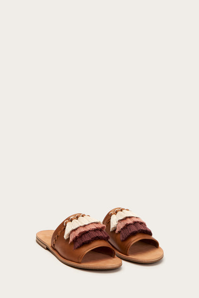 frye riley tassel slide