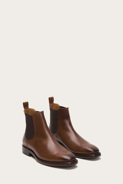 frye weston lug leather chelsea boot