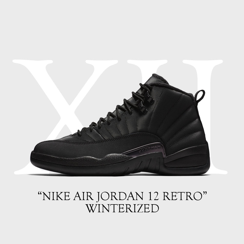 jordan 12 retro winterized men's shoe