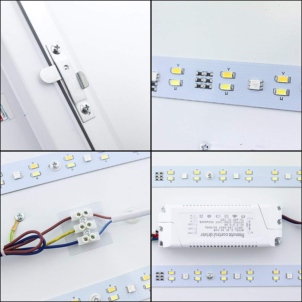 Hengda 24W/36W/48W/64W/96W RGB LED Deckenleuchte