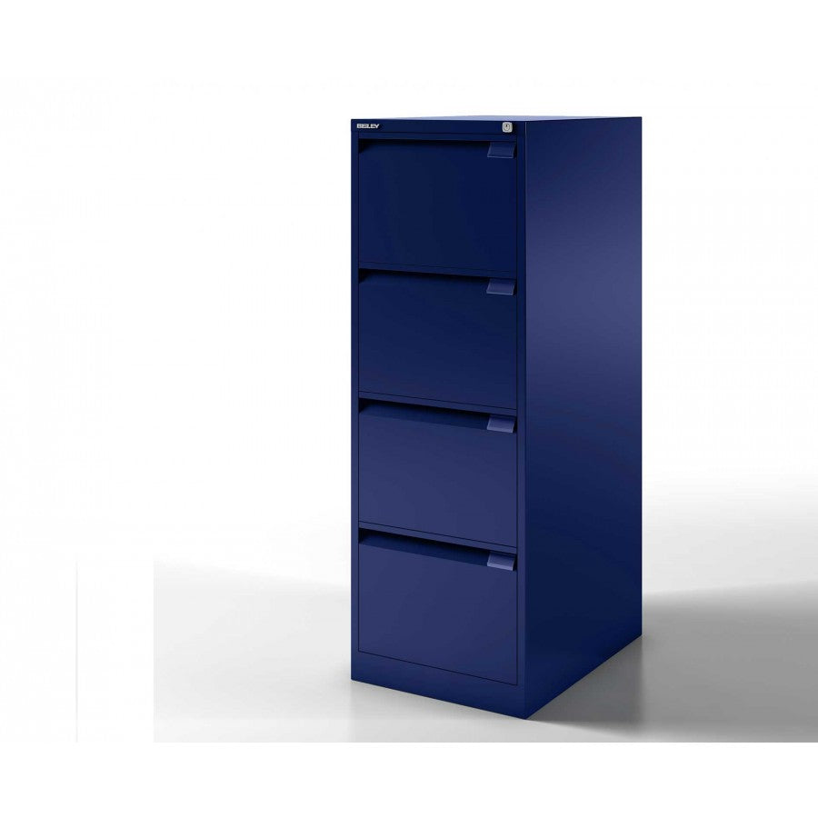 Bisley 4 Drawer Foolscap Filing Cabinet Bs4g Oxford Blue Princegb