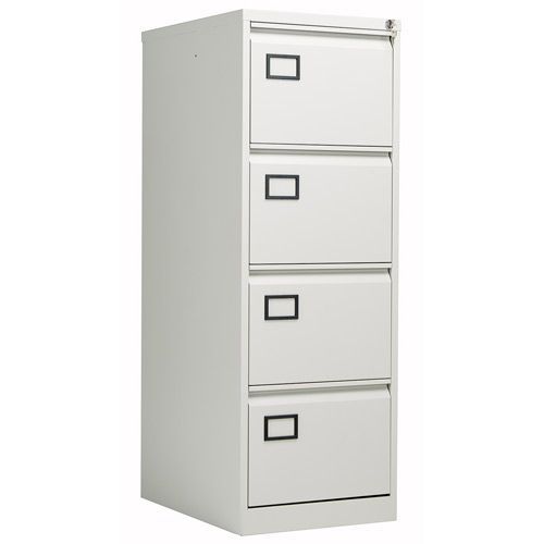 Bisley 4 Drawer Foolscap Filing Cabinet Aoc4 Goose Grey Princegb