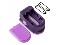 Zacurate 500DL Purple Pulse Oximeter Battery Orientation