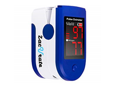 Zacurate Blue Pulse Oximeter User Interface