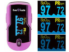 zacurate pulse oximeter 500E bright adjustment levels