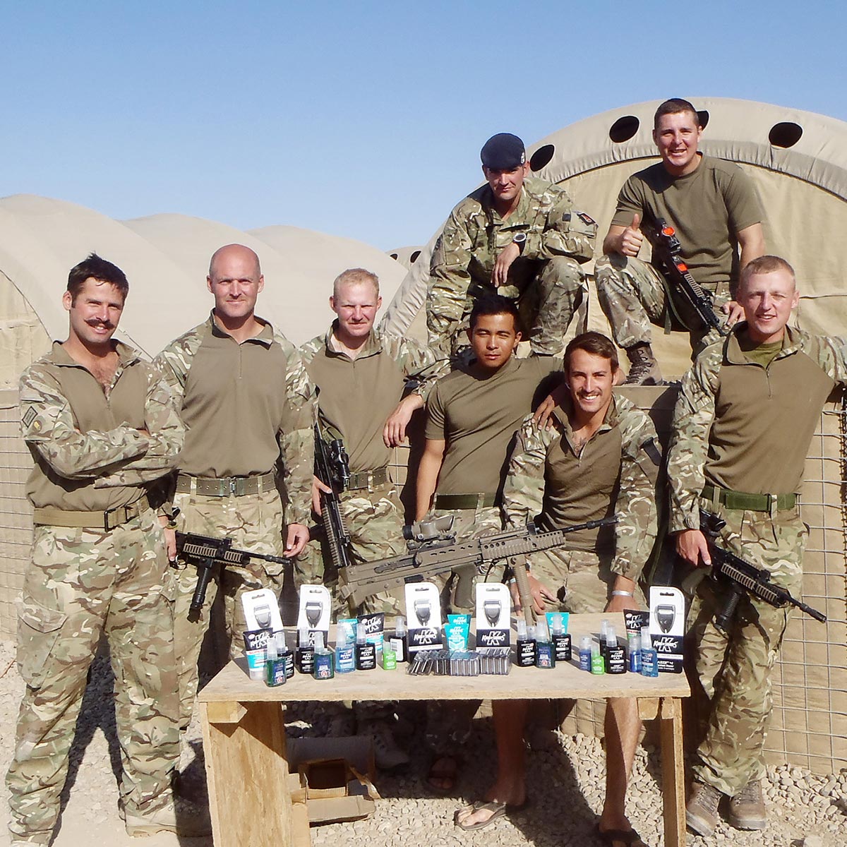 Counter IED Task Force with their King of Shaves