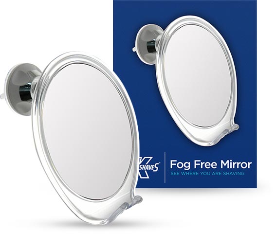 Shave in the shower with the new King of Shaves Fog Free Mirror