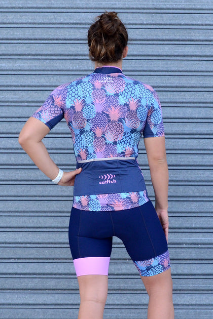 fluro cycling jersey