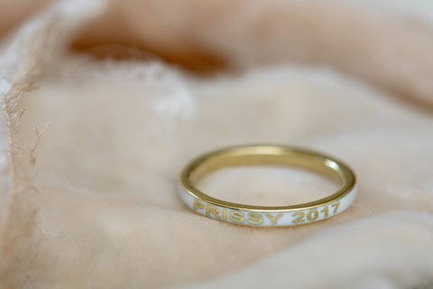 dog memorial name ring