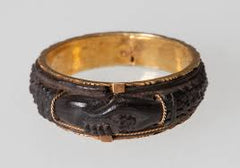 Antique fede ring mourning ring