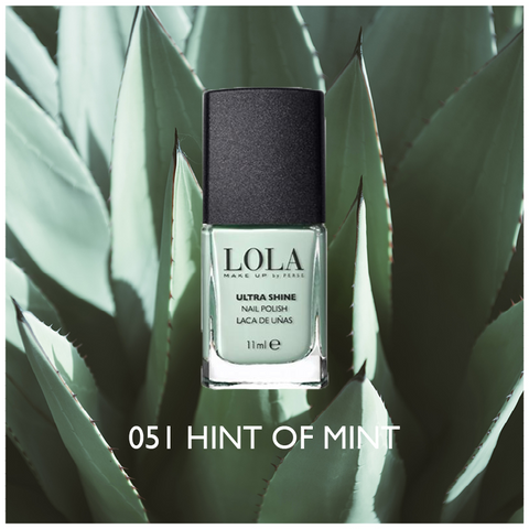 LOLA Make up SS19 Nail Polish hint of mint 