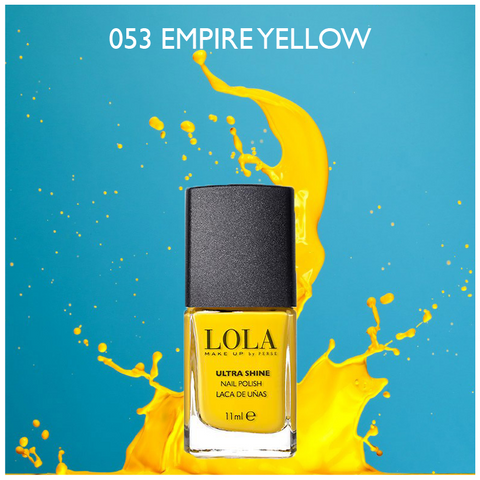 Lola make up ss19 nail polish empire yellow 