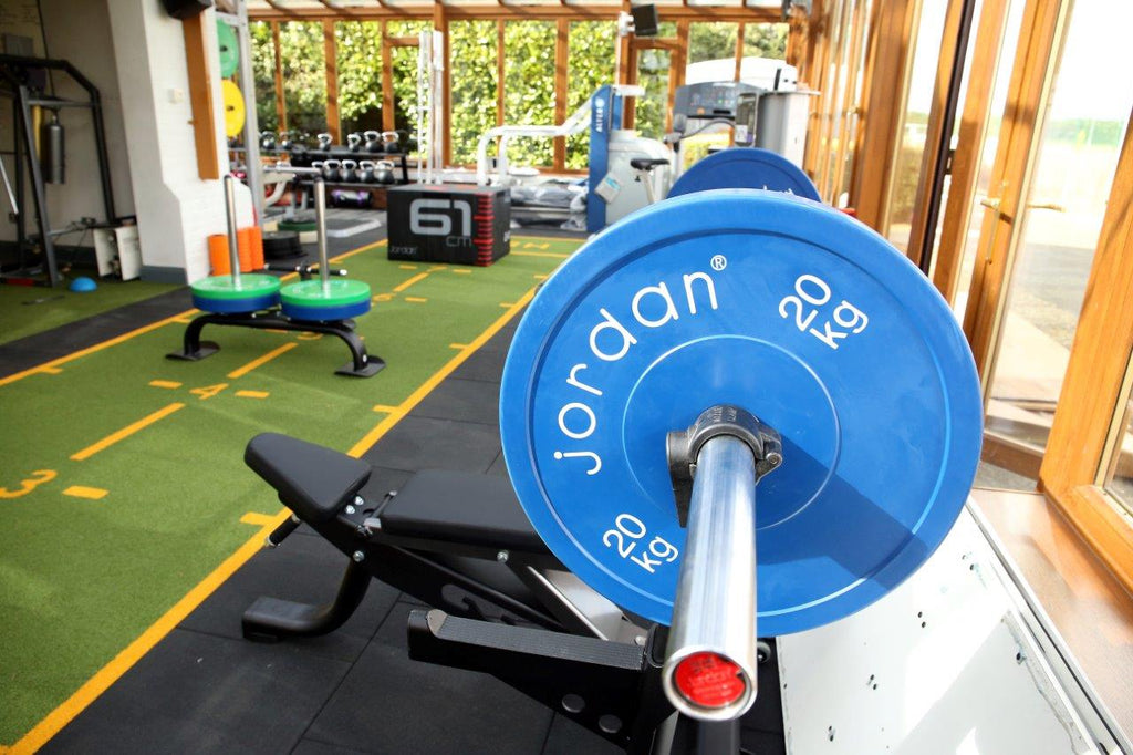 The newly installed Jordan Fitness gym equipment in the Norwich City Football Club Gym