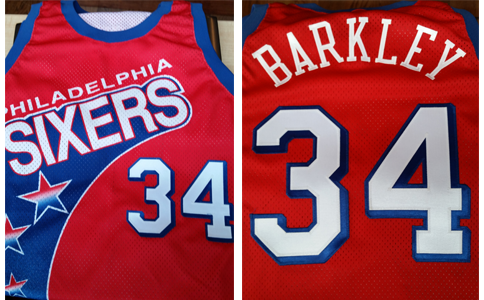 charles barkley philadelphia 76ers jersey
