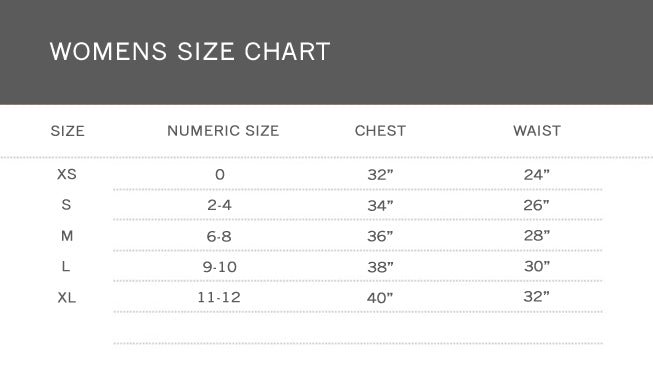 nike women's nfl jersey size chart