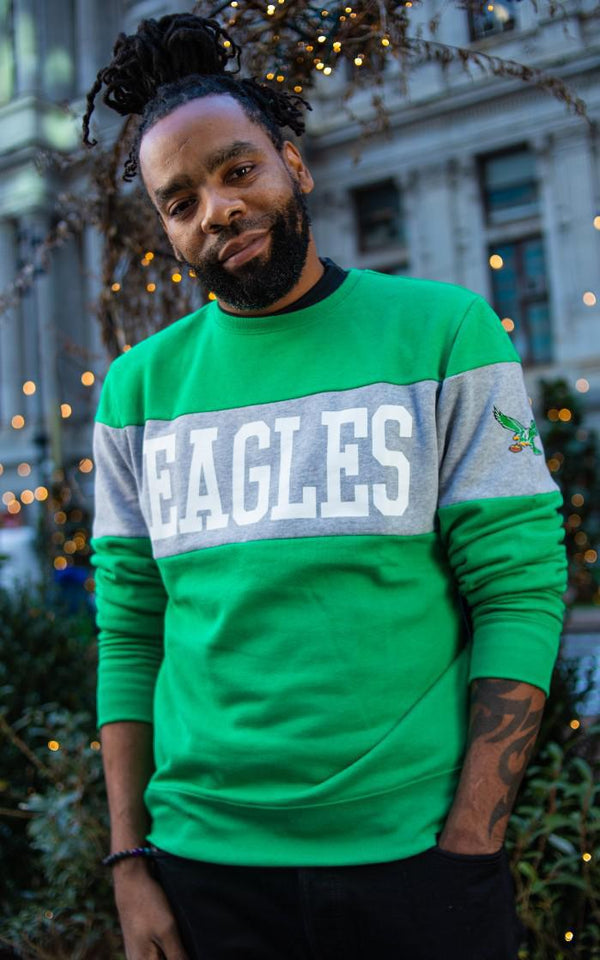 philadelphia eagles crewneck sweatshirts