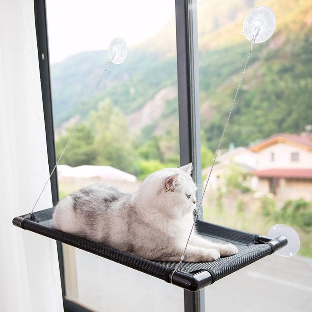 Afco Cat Bed,Cat Window Perch Pet Hammock Resting Cushion Seat 