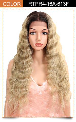 13*4 lace frontal wig ombre blonde color