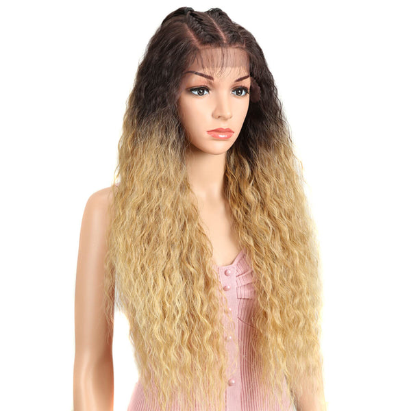 Beyonce丨13*4 Synthetic Lace Frontal Wigs | 30 Inch Curly Wave Wig