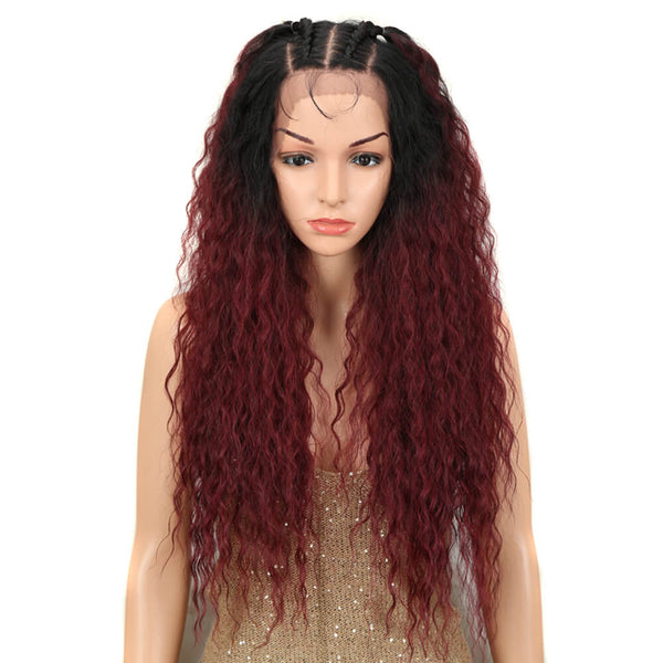 Beyonce丨13*4 Synthetic Lace Frontal Wigs | 30 Inch Curly Wave Wig