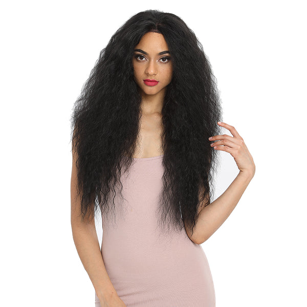 Beyonce丨13*4 Synthetic Lace Frontal Wigs | 30 Inch Curly Wave Wig