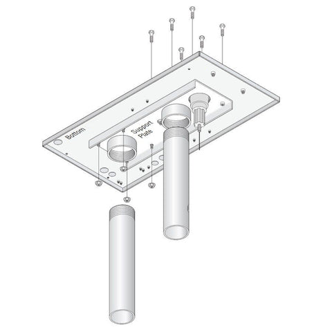 Doorking 2600-674 Post Mount Kit