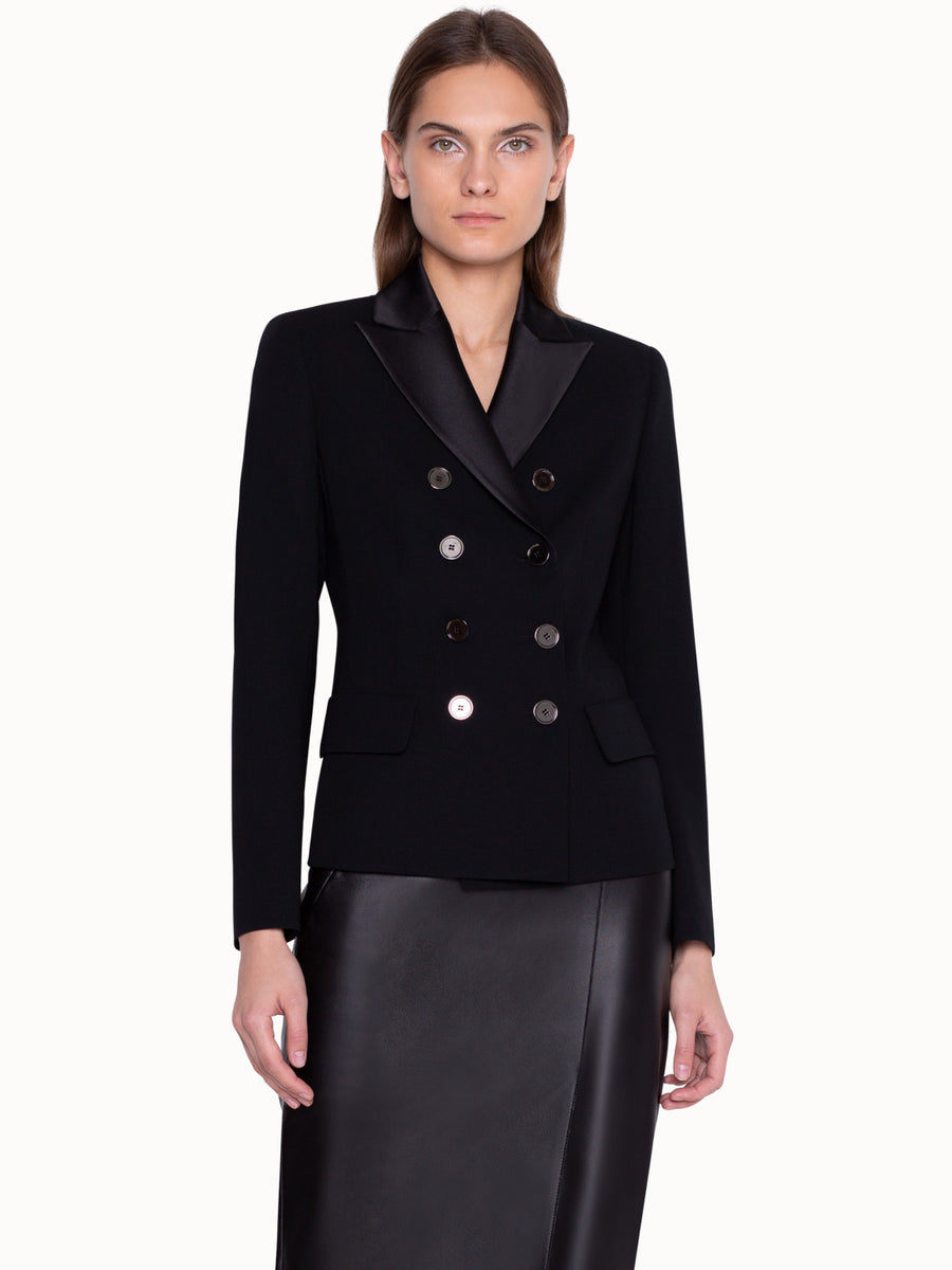 Akris® Official – Double-face Jacket with Satin Collar