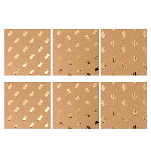 printed brown wrapping paper