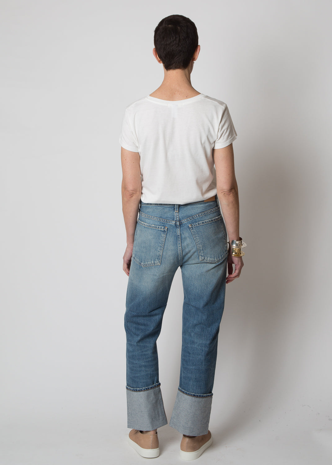 citizens of humanity reese cuffed straight leg jeans