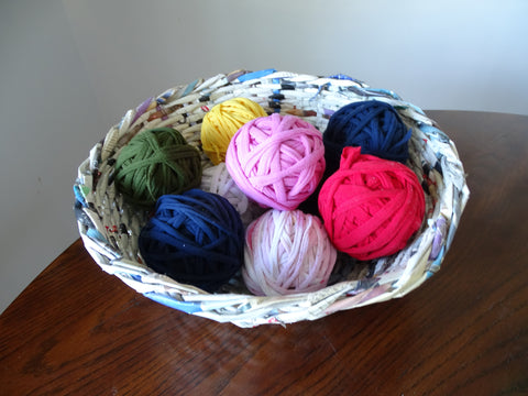 t-shirt yarn bowl