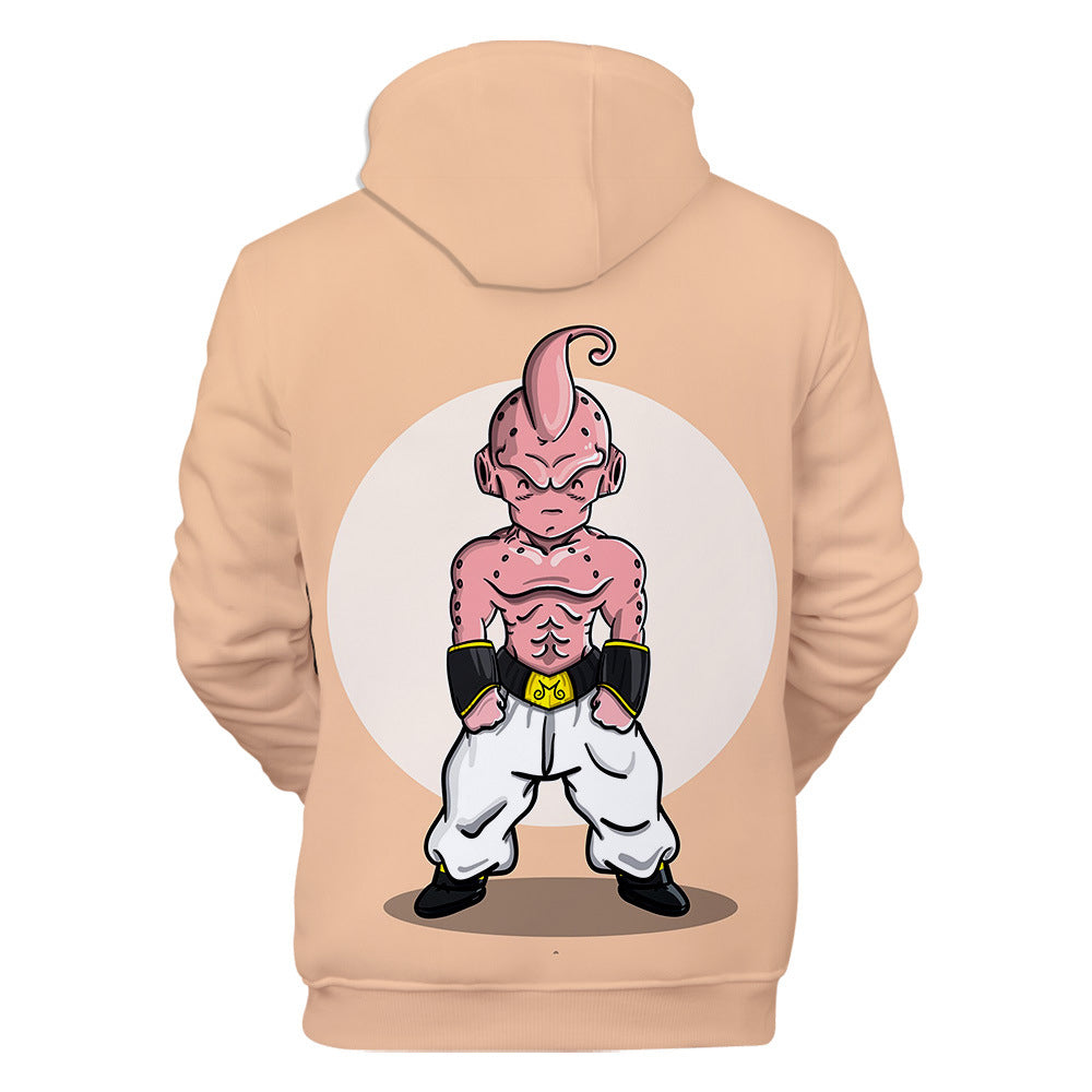 数量は多 Anime ANIMEKAMI 3D Dragon Ball Majin Buu Hoodie Buu