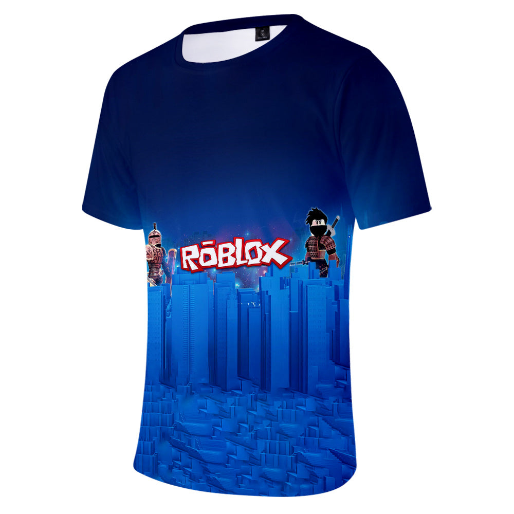 Hot Game Roblox Casual Sports 3d Graphic T Shirts Cool Summer Tees For
