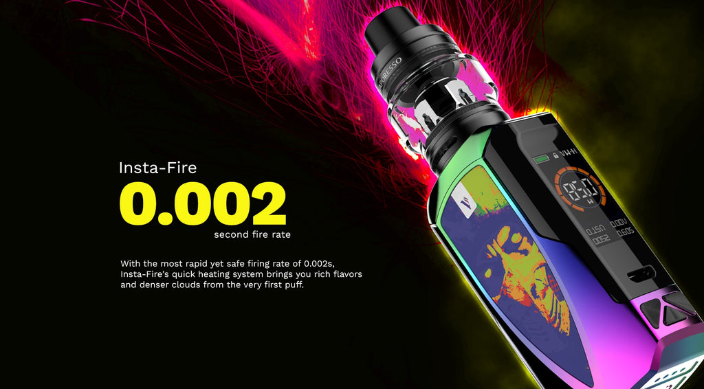 Vaporesso Tarot Baby 85W TC Kit with NRG SE Fire Rate
