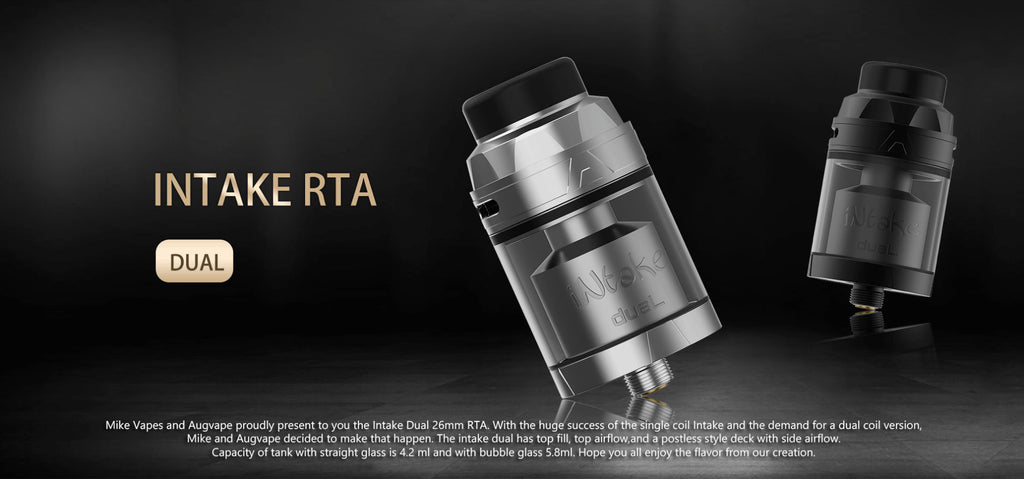 Augvape Intake RTA with Dual Coil 5.8ml